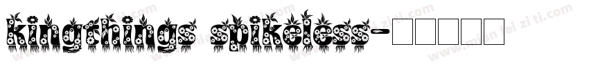 kingthings spikeless字体转换